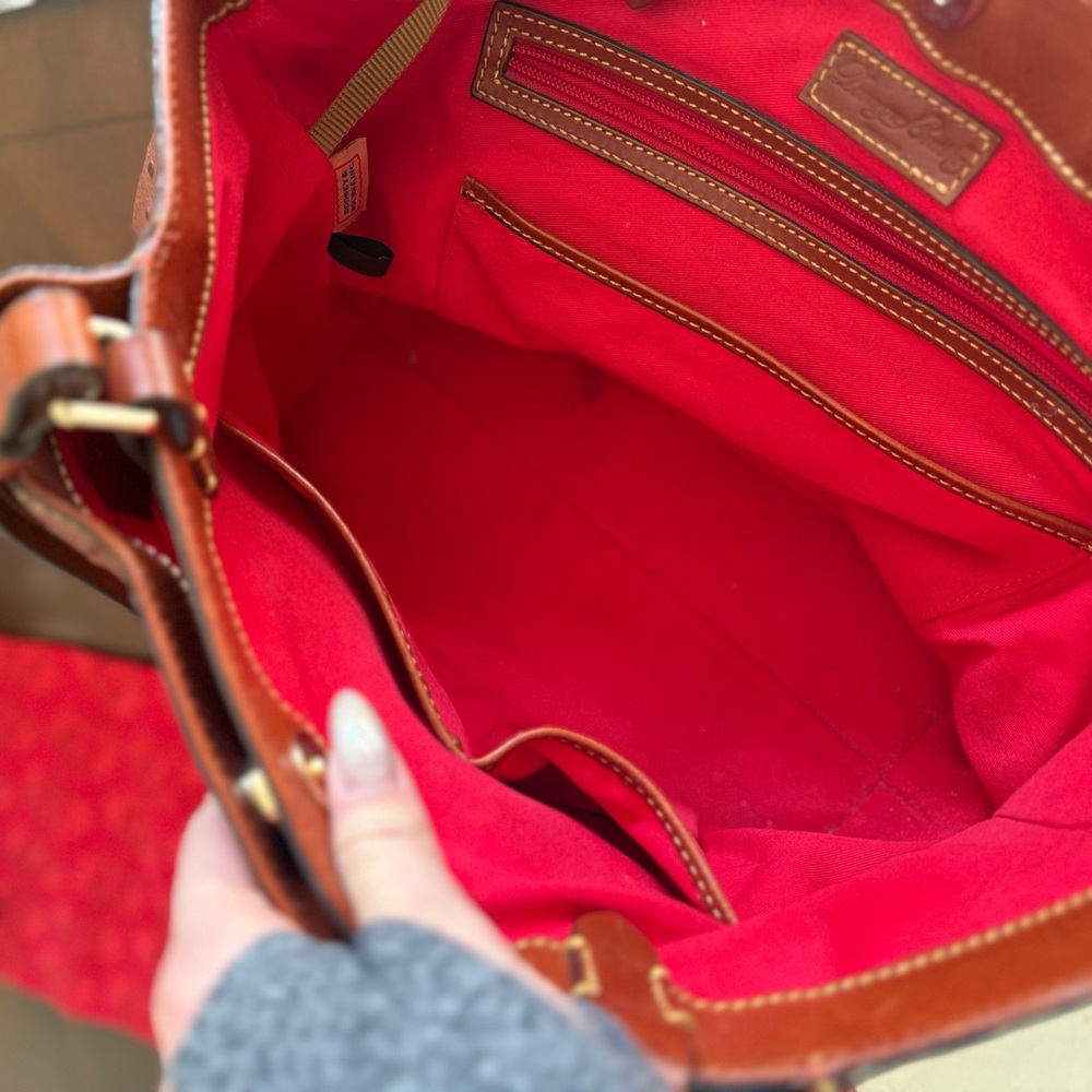 Dooney & Bourke Ostrich Leather Bag - Picture 3 of 9